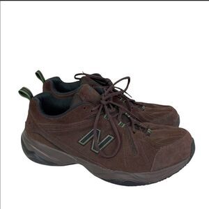 New Balance 608v4 Brown Suede Leather Sneakers MX608V4O Mens